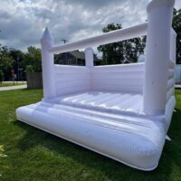 WHITE BOUNCE HOUSE